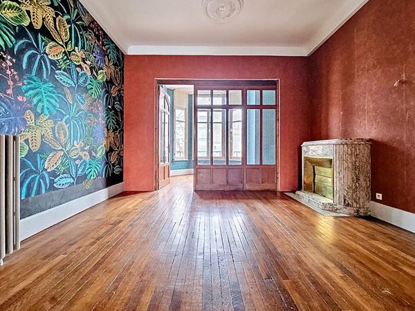 charmant F4 _ moulures _ cheminées _ grand espace de vie _ terrasse