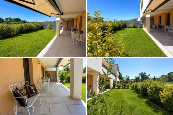 En Exclusivité:  Appartement de type 3 avec terrasse jardin dans résidence haut de gamme avec piscine