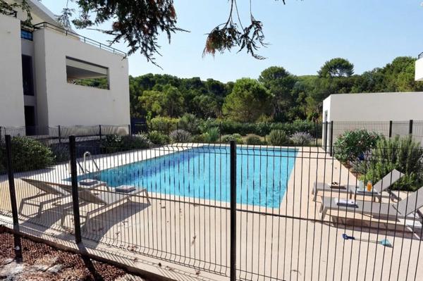 En Exclusivité:  Appartement de type 3 avec terrasse jardin dans résidence haut de gamme avec piscine