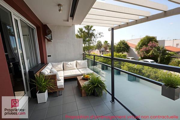 Appartement Jacou 2 pièce(s), terrasse, box fermé, piscine