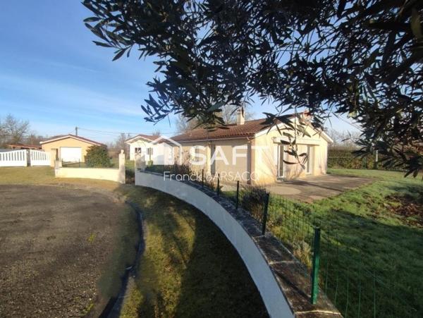 VILLA PLAIN PIED  4 CHAMBRES AVEC CHALET ET GARAGE