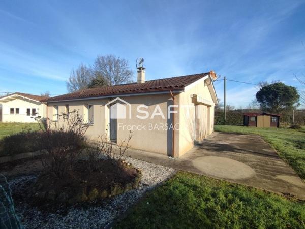 VILLA PLAIN PIED  4 CHAMBRES AVEC CHALET ET GARAGE