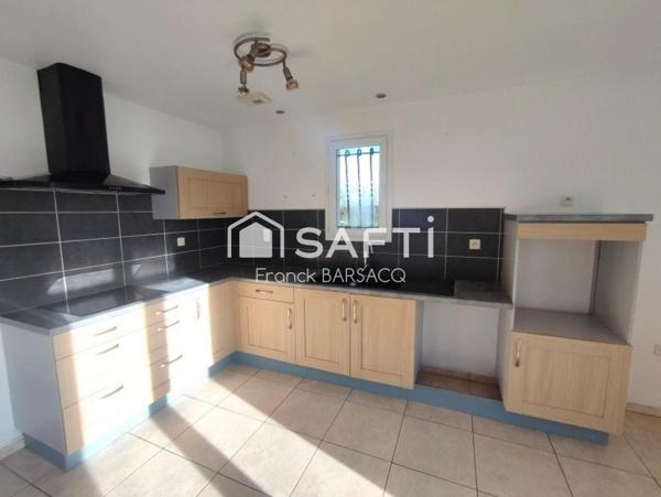 VILLA PLAIN PIED  4 CHAMBRES AVEC CHALET ET GARAGE