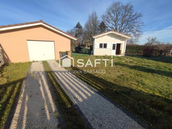 VILLA PLAIN PIED  4 CHAMBRES AVEC CHALET ET GARAGE