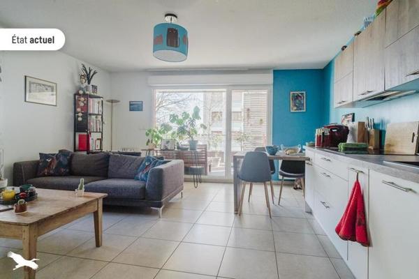 Appartement à vendre |                                       Décines-Charpieu |                                        3 pièces  |  58 m²