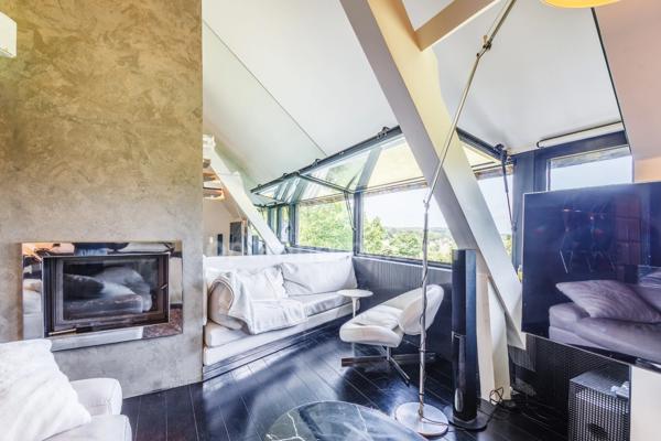 Hauteurs de Deauville Mont Canisy - VUE MER - Appartement T2 Duplex - 41 m2 - 1 chambre - 2ème étage sans ascenseur - Parking - Cave