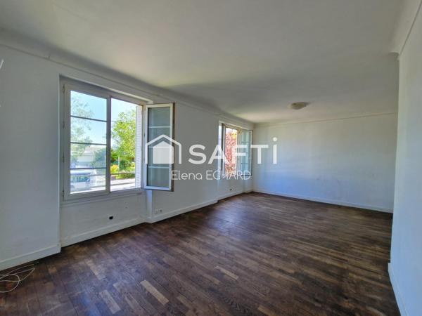 Fort potentiel ! Appartement 63 m² à Rénover – 2 chambres – Mantes-la-Jolie