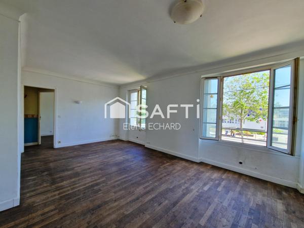 Fort potentiel ! Appartement 63 m² à Rénover – 2 chambres – Mantes-la-Jolie