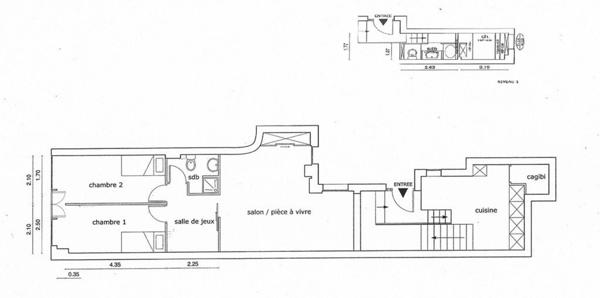 F4 - 82.75 m2  Rue Simart  Métro Marcadet - 560 000 €
