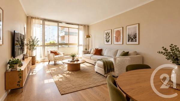 Appartement F3 à vendre  3 pièces - 61,24 m 2   AUBERVILLIERS  - 93