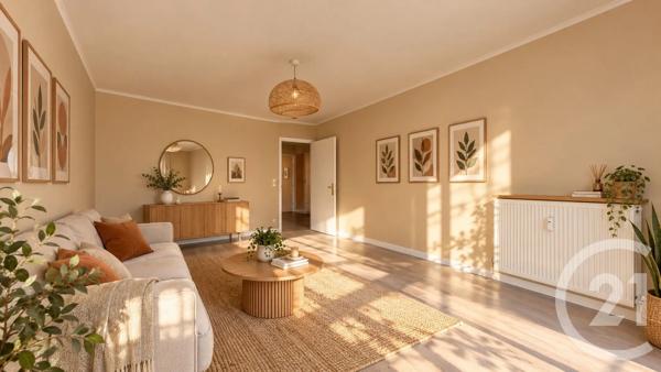 Appartement F3 à vendre  3 pièces - 61,24 m 2   AUBERVILLIERS  - 93