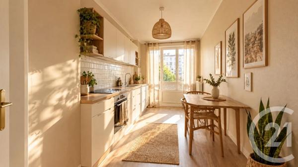 Appartement F3 à vendre  3 pièces - 61,24 m 2   AUBERVILLIERS  - 93