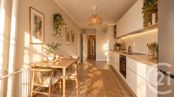 Appartement F3 à vendre  3 pièces - 61,24 m 2   AUBERVILLIERS  - 93