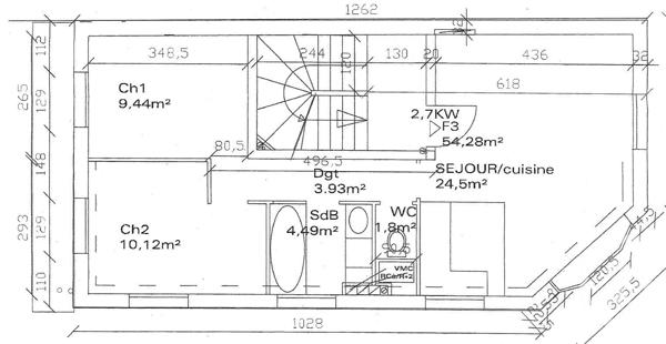 Immeuble à vendre  246 m 2   ROMAINVILLE  - 93