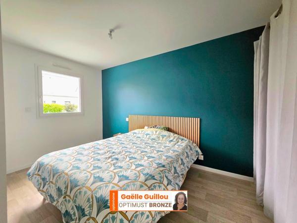 SAINT POL DE LEON : Maison plain-pied de 95 m², 3 chambres + Garage - Terrain 530m²