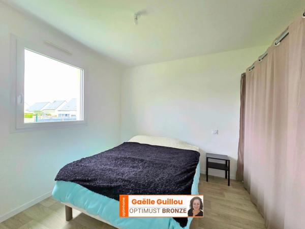 SAINT POL DE LEON : Maison plain-pied de 95 m², 3 chambres + Garage - Terrain 530m²