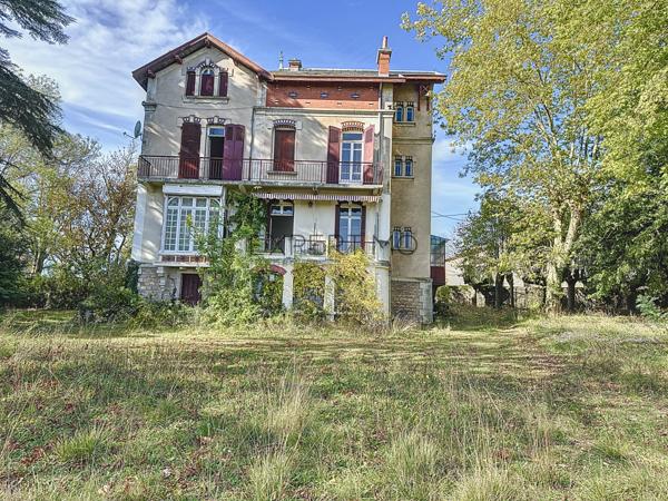Tournus (71700) TOURNUS : Château + Maison et granges sur 1,6 hectare avec vue panoramique sur la Saône.