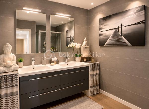 Et si votre prochain coup de cœur se trouvait ici ?

Au sein d’une résidence entretenue, récemment ravalée, Découvrez ce magnifique appartement de plus de 100 m², entièrement rénové dans un esprit contemporain, offrant de beaux volumes et une luminosité particulièrement agréable.

La pièce de vie, chaleureuse et conviviale, s’ouvre sur un espace bureau parfaitement intégré, idéal pour le télétravail ou facilement transformable en quatrième chambre selon vos besoins. La cuisine, entièrement aménagée et équipée, séduira les amateurs de moments partagés en famille.
L’espace nuit propose trois belles chambres, une salle d’eau moderne, un WC indépendant ainsi qu’une buanderie et un cellier, des prestations devenues rares et particulièrement appréciées au quotidien.

Côté confort, rien n’a été laissé au hasard : 
. Double vitrage, 
. Volets roulants électriques, 
. Résidence récemment ravalée et surtout une vue dégagée, sans aucun vis-à-vis direct offrant calme et intimité.

Vous bénéficierez également d’une cave, d’une place de parking privative en sous-sol ainsi que d’un stationnement très facile grâce aux nombreuses places réservées à la copropriété, sécurisées par des plots d’accès devant l'immeuble.

Situé au cœur d’Élancourt, l’appartement profite d’un environnement particulièrement recherché. Écoles Maternelle et Primaire de la Villedieu (à moins de 2 min à pieds), commerces, équipements sportifs (gymnase Chastagnier), espaces verts, parc pour enfants et transports sont accessibles rapidement.

Intégrée à l’agglomération de Saint-Quentin-en-Yvelines, la commune offre un cadre de vie apprécié des familles,  tout en permettant de rejoindre facilement Paris grâce aux gares voisines et aux axes routiers. 

Un appartement spacieux, élégant, parfaitement entretenu et idéalement situé… Une visite suffira pour vous convaincre.
Une belle opportunité à découvrir sans tarder !