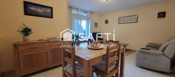 Appart T3 bis 76m² terrasse, balcon, cellier garage