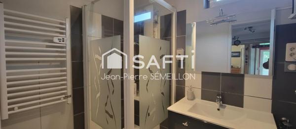 Appart T3 bis 76m² terrasse, balcon, cellier garage