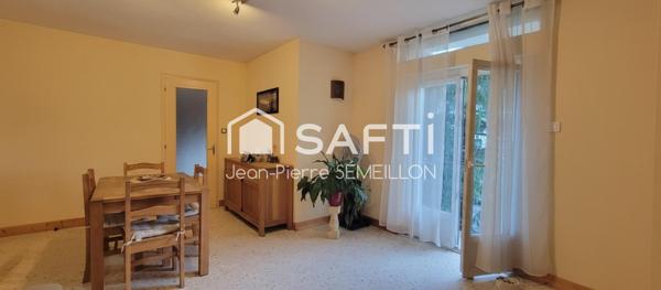 Appart T3 bis 76m² terrasse, balcon, cellier garage