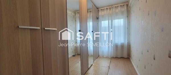 Appart T3 bis 76m² terrasse, balcon, cellier garage