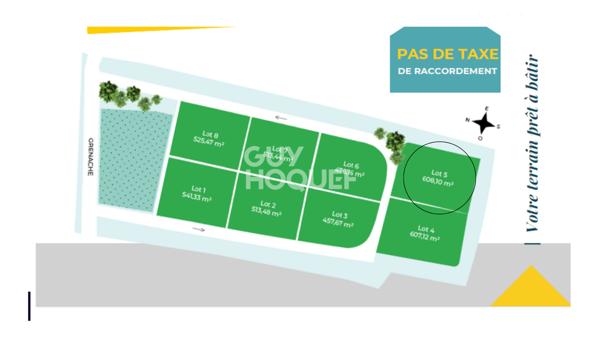 Terrain à vendre à Félines-Minervois - Référence V461CB Lot 5