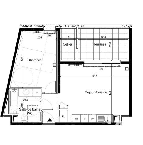 Appartement à vendre 2 pièces 44 m² Saint-Jean-de-Védas