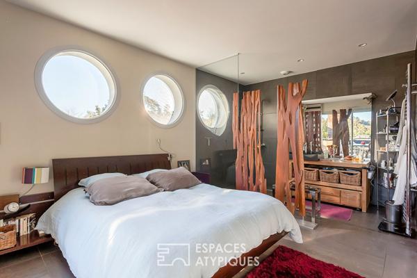 Maison contemporaine composée de trois appartements