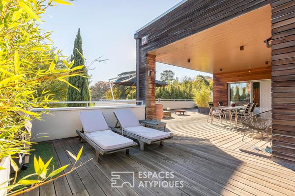 Maison contemporaine composée de trois appartements