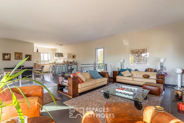 Maison contemporaine composée de trois appartements