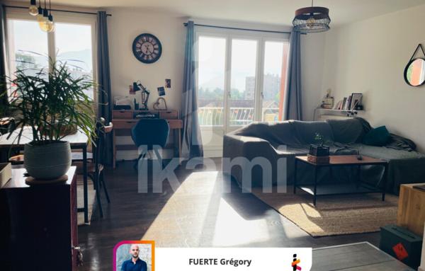 Appartement T3 de 70 m2 avec balcon, vue dégagée et parc privatif