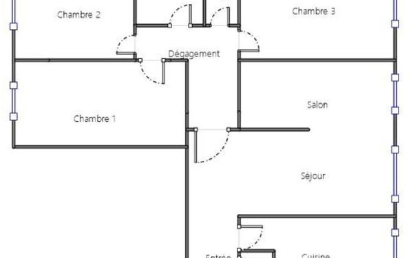 Appartement à vendre    4 pièces • 80,70 m2 Limoges