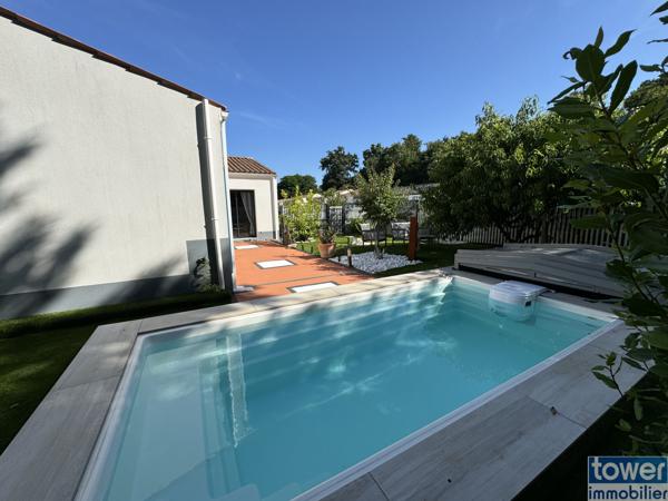 Maison 102m2 4 pièces plus piscine entouré d’un jardin Royan Atlantique