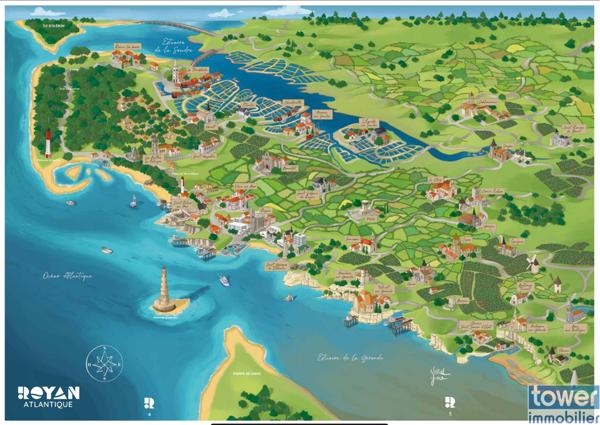 Maison 102m2 4 pièces plus piscine entouré d’un jardin Royan Atlantique