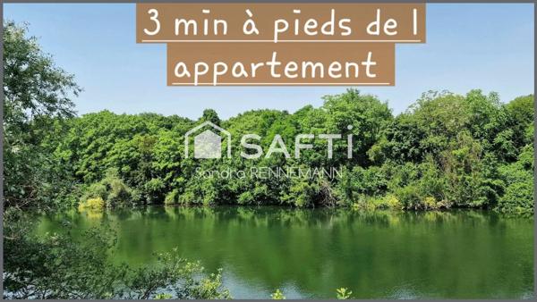 Duplex calme et lumineux avec jardin et parking.