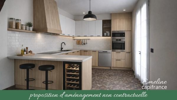 Maison sur sous-sol total – Secteur recherché