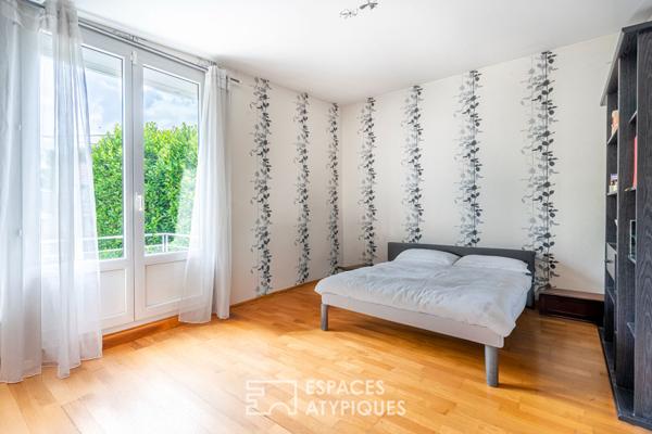 Maison d’architecte avec jardin paysagé