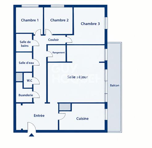 Appartement Chelles 5 pièces 95.92 m2