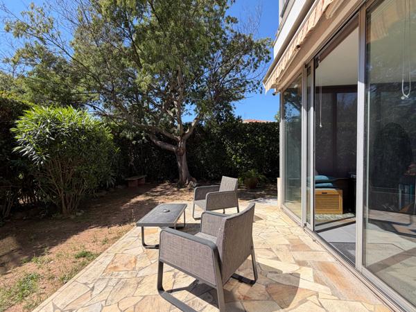 Fréjus (83600) Superbe T2 avec grand rez-de-jardin (135m2) – Centre de Fréjus, Résidence Les Galaxies