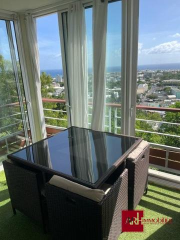 A LOUER F2 MEUBLÉ AVEC VUE MER - BELLEPIERRE