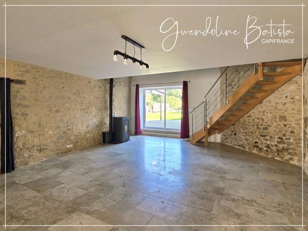 Authentique maison de village 225m² - 4 chambres - Terrain 976m² avec Piscine 6x4