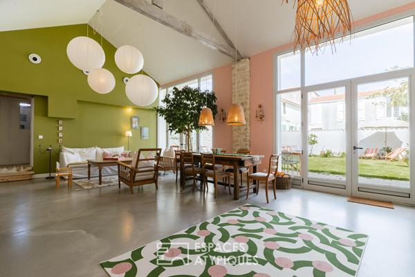 L’âme d’un chai, l’élégance d’un loft Scandinave.