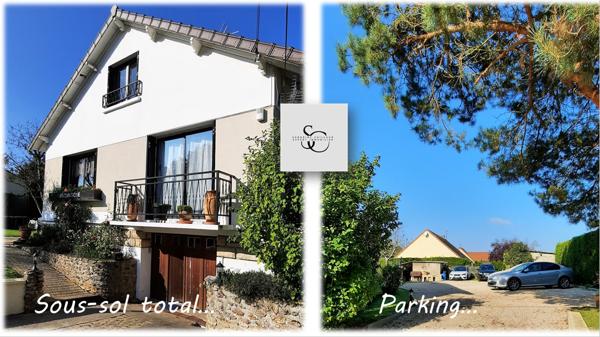 PROCHE HOUDAN (78550) EN CCPH - Maison individuelle - Sous-sol total - 4 chambres - garage - terrain 1600m² - 340000 HAI