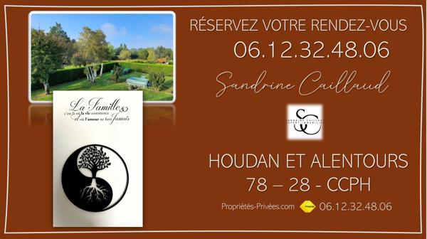 PROCHE HOUDAN (78550) EN CCPH - Maison individuelle - Sous-sol total - 4 chambres - garage - terrain 1600m² - 340000 HAI