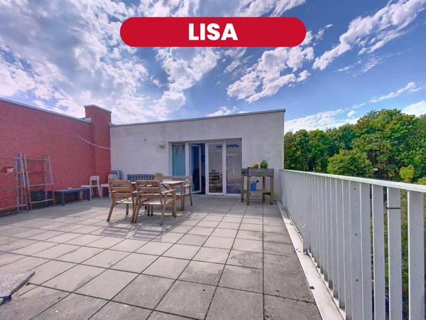 LISA  Appartement T2 avec terrasse exceptionnelle à Loos