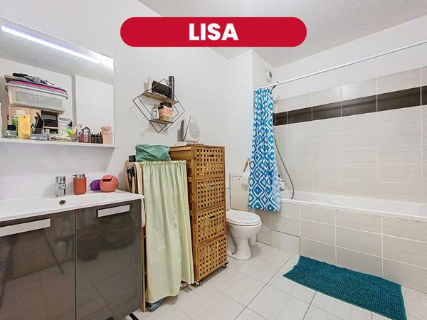 LISA  Appartement T2 avec terrasse exceptionnelle à Loos