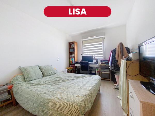 LISA  Appartement T2 avec terrasse exceptionnelle à Loos