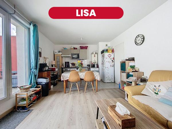 LISA  Appartement T2 avec terrasse exceptionnelle à Loos