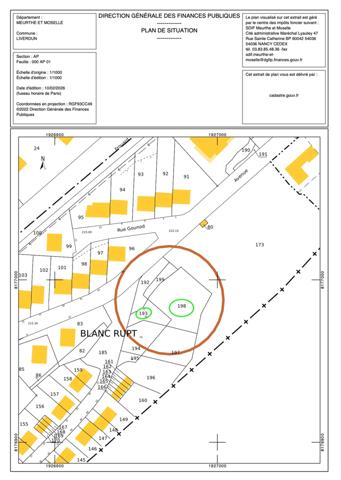 Terrain 1132 m² à Liverdun (54460) – proche école, commerces et nature
